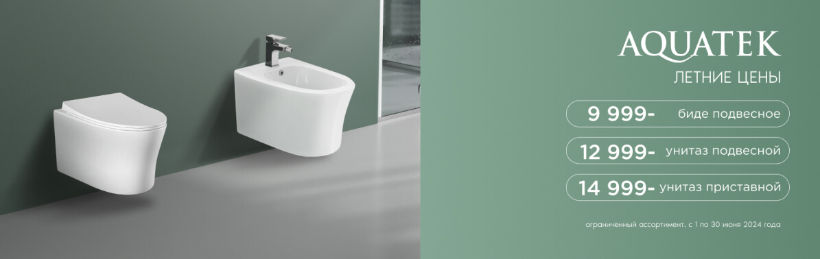 Акция биде унитаз июнь 20224
